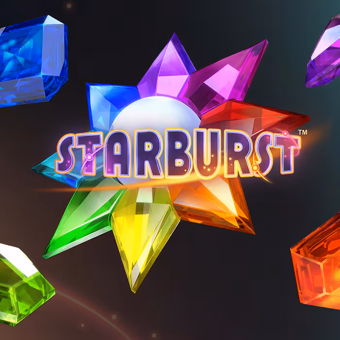 Starburst slot game - classic NetEnt gem with expanding wilds and vibrant gemstone theme, featuring high RTP and exciting bonus features